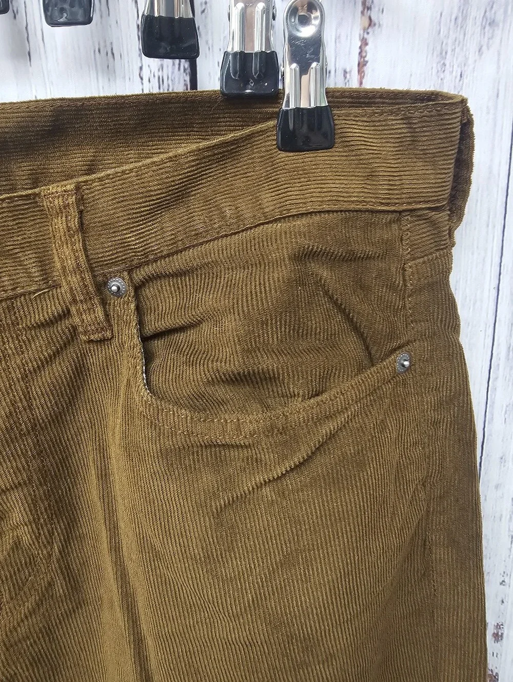J.Crew 770 Straight Corduroy Pants Men's Size 34x34 Brown Corduroy Trousers